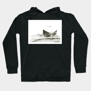 man with wings Hoodie